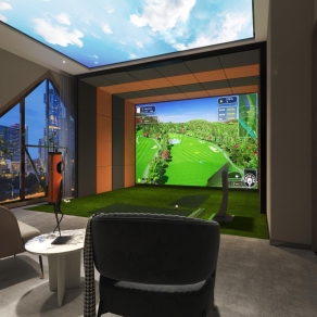 现代高尔夫模拟室3D模型下载